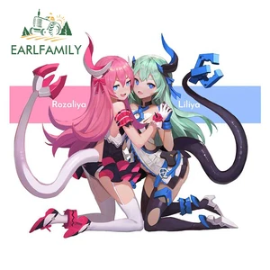 EARLFAMILY 13 см x 10,7 см для Honkai Impact 3rd Автомобильная наклейка Водонепроницаемая аниме наклейка креативный бампер окна багажник автомобильные аксессуары