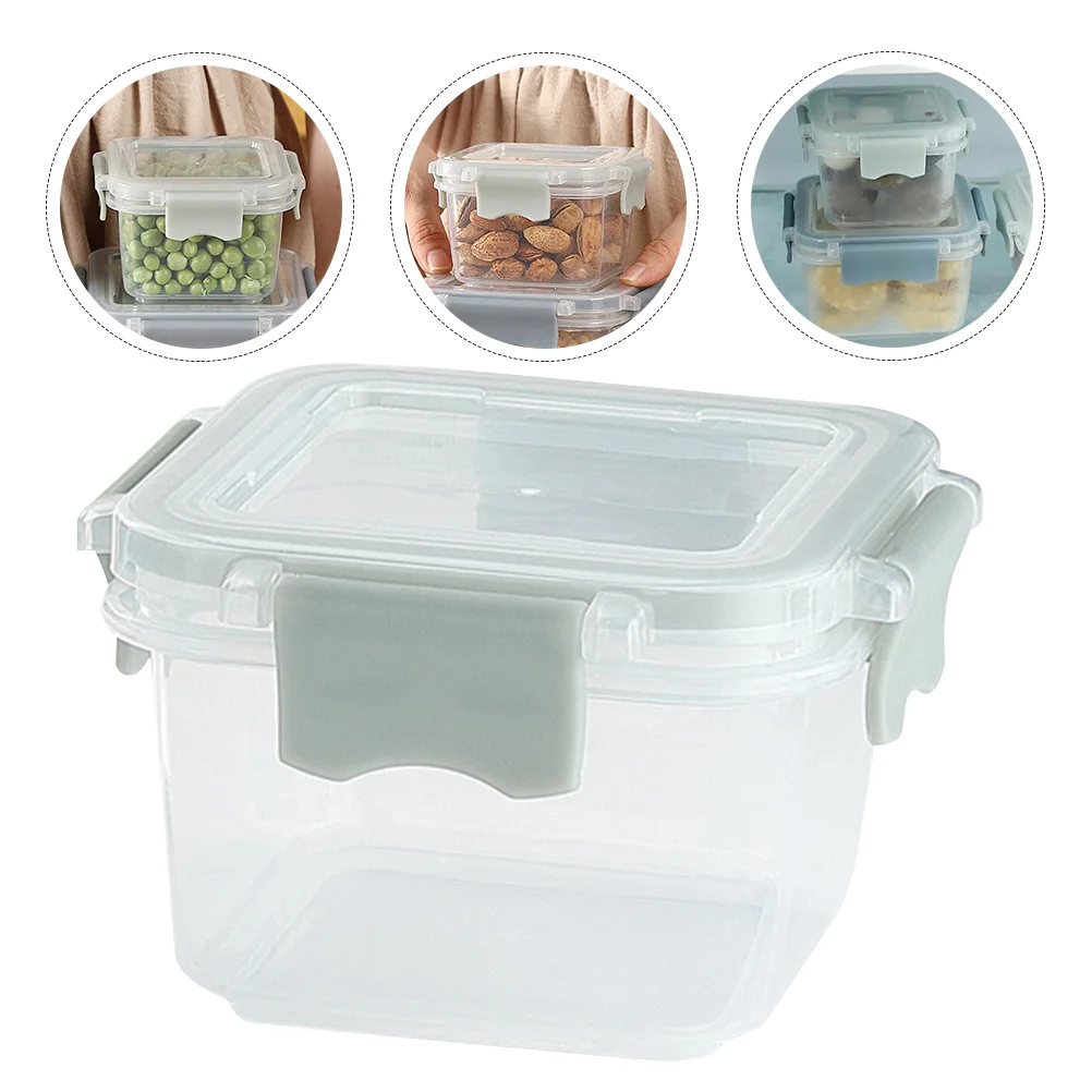 

4Pcs Leakproof Box Fridge Fruit Box Fridge Sealing Case Clear Box Storage Box