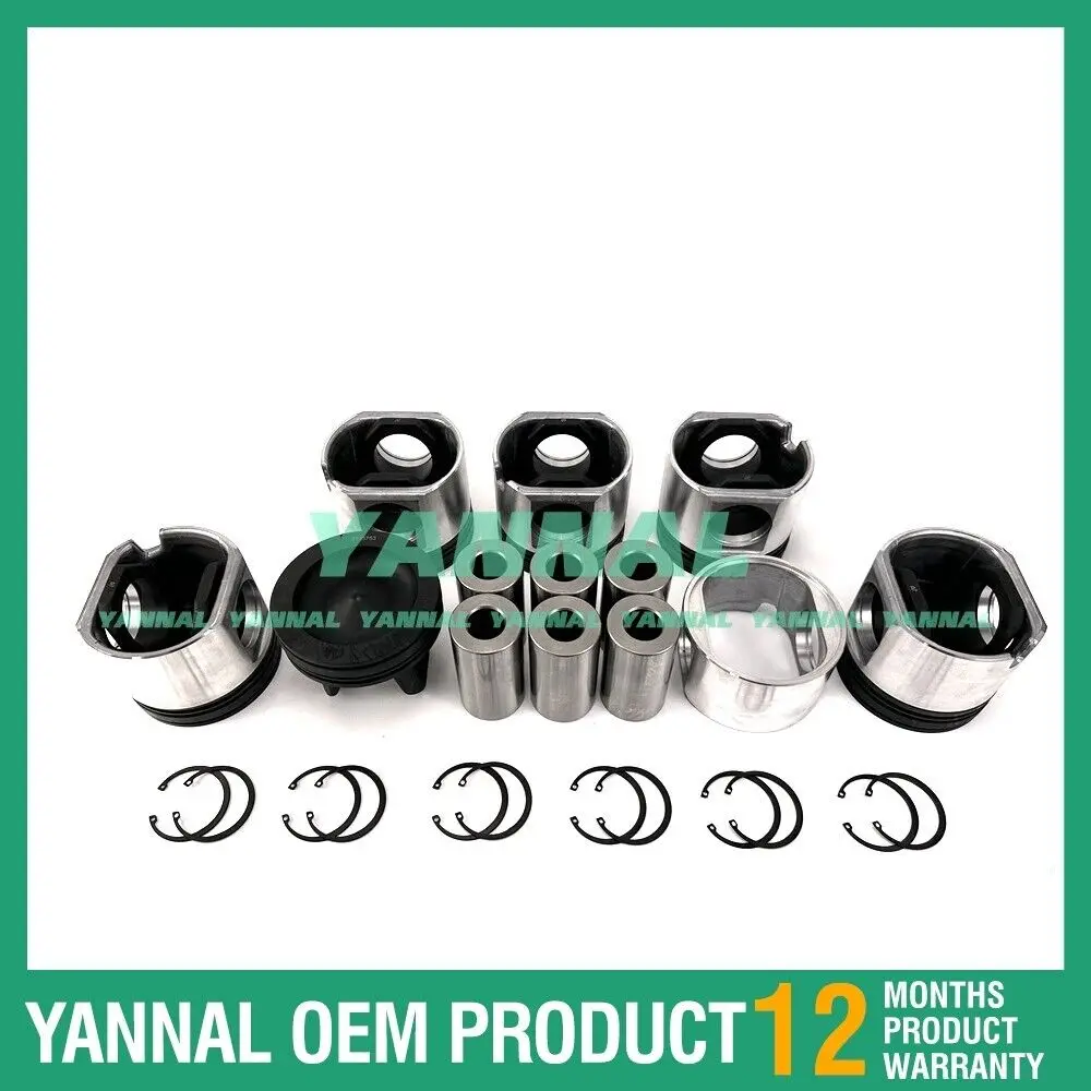 Новый комплект поршней для капитального ремонта M11 дизельного двигателя Cummins Backhoe