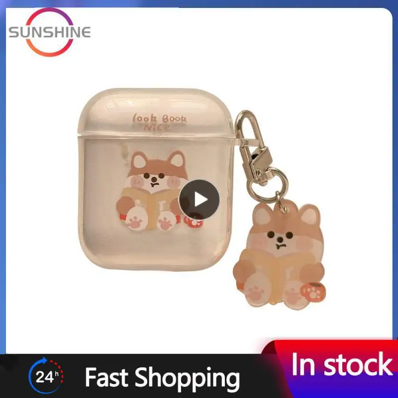 

Ins Portable Earphone Cover 4 Options Earphone Storage Case Silica Gel Silicone Soft Shell Earphone Case Tpu Wearing Fashion