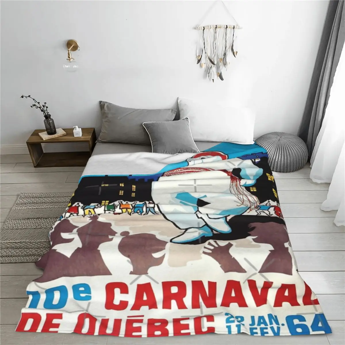 Одеяло Carnaval De Quebec 1964 покрывало на кровать для гостиной униформа кровати
