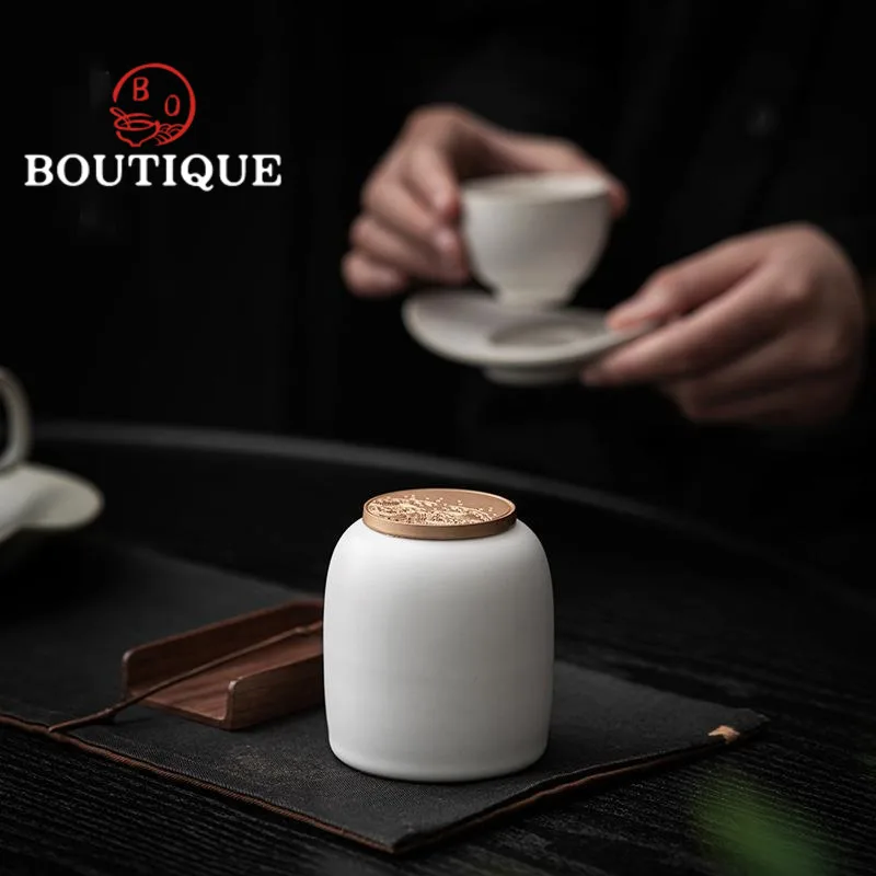 Дорожный портативный бытовой Керамический Мини-контейнер для хранения с крышкой