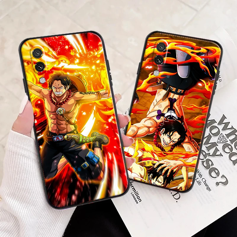 

One Piece Cartoon Japan Anime For Xiaomi Redmi 9 9C 9A 9AT 9i Phone Case Carcasa Silicone Cover Funda Black Soft