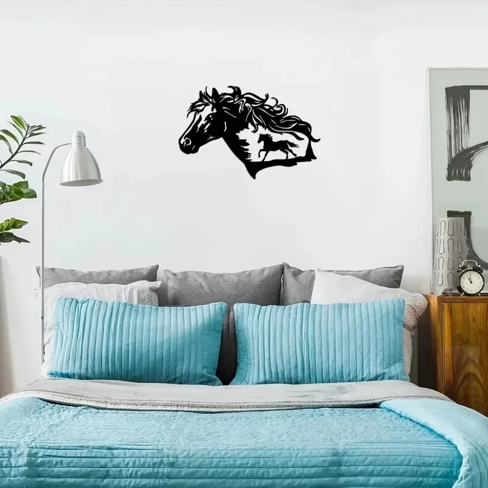 Уникальное Настенное Украшение с изображением лошади: 1 шт. для домашнего