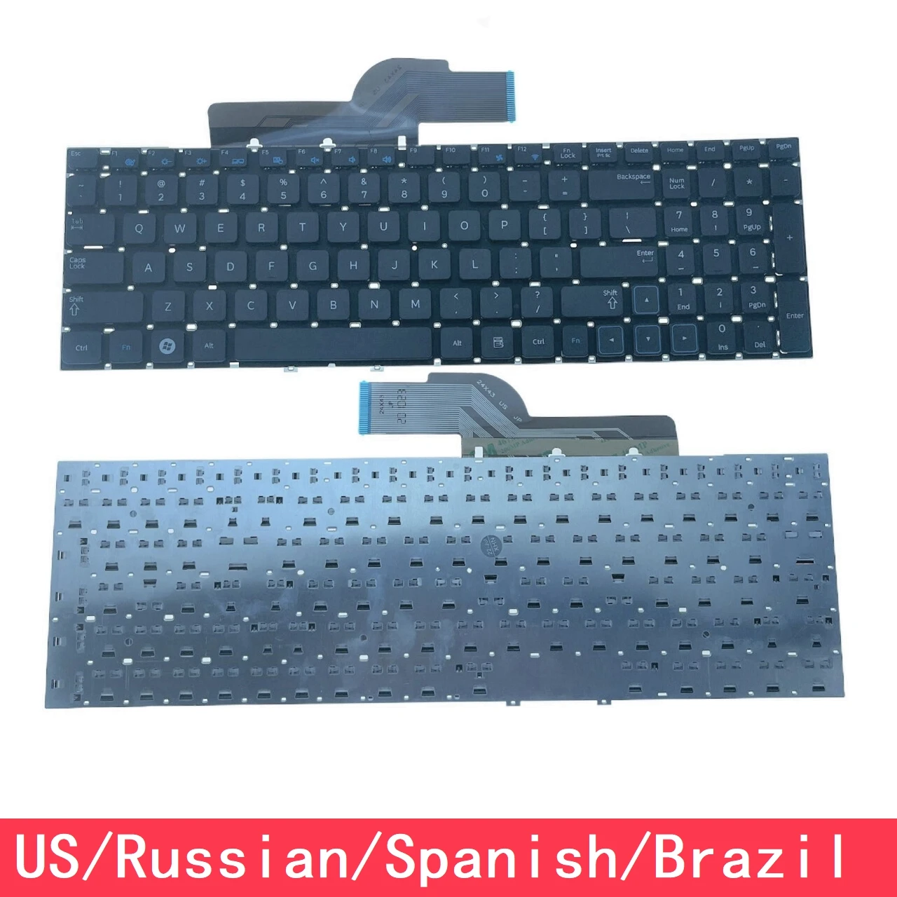 Для Samsung 300E5A 305E5A 300V5A 305V5A NP300 NP300E5A NP305E5A NP300V5A NP305V5A 300E5X NP300E5C 300E5C NP300E5X Клавиатура США RU