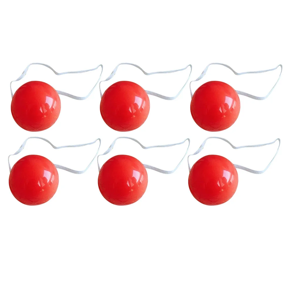 

Clown Nose Noses Halloween Costume Red Circus Props Party Adult Kids Raindeer Theme Reindeer Costumes Foam Ring Decorations