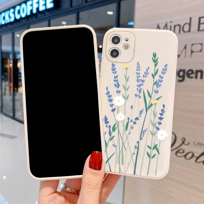 

Мягкий чехол NOHON для VIVO S1, S5, S6, S9, S9E, V11, V15, V17, V19, V20, V21, V21E, IQOO 5, 7, NEO 3, 5, Z1, задняя крышка с цветами растений