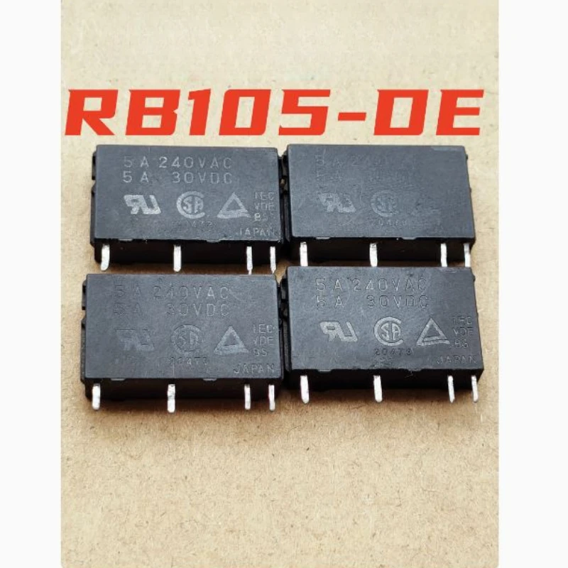 5 шт.лот RB104-DE RB105-DE 4,5 В 24 В 5 А силовоесигнальное реле, SPST, мгновенное, 0,008 А (катушка), 24 В постоянного тока (катушка) (art.: 3920cd04eb71b) - 3920cd04eb71b