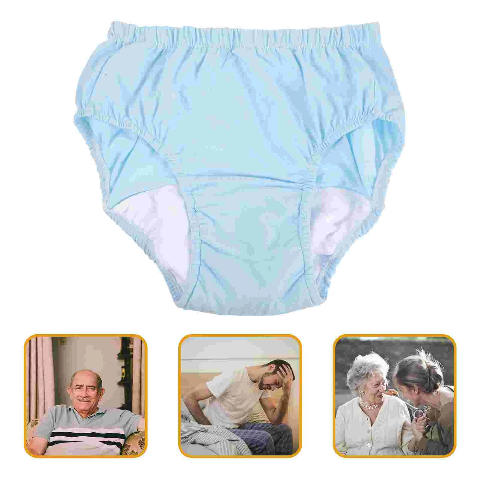 

Breathable Incontinence Diaper Adult Women Reusable Washable Cotton Portable Care Elderly