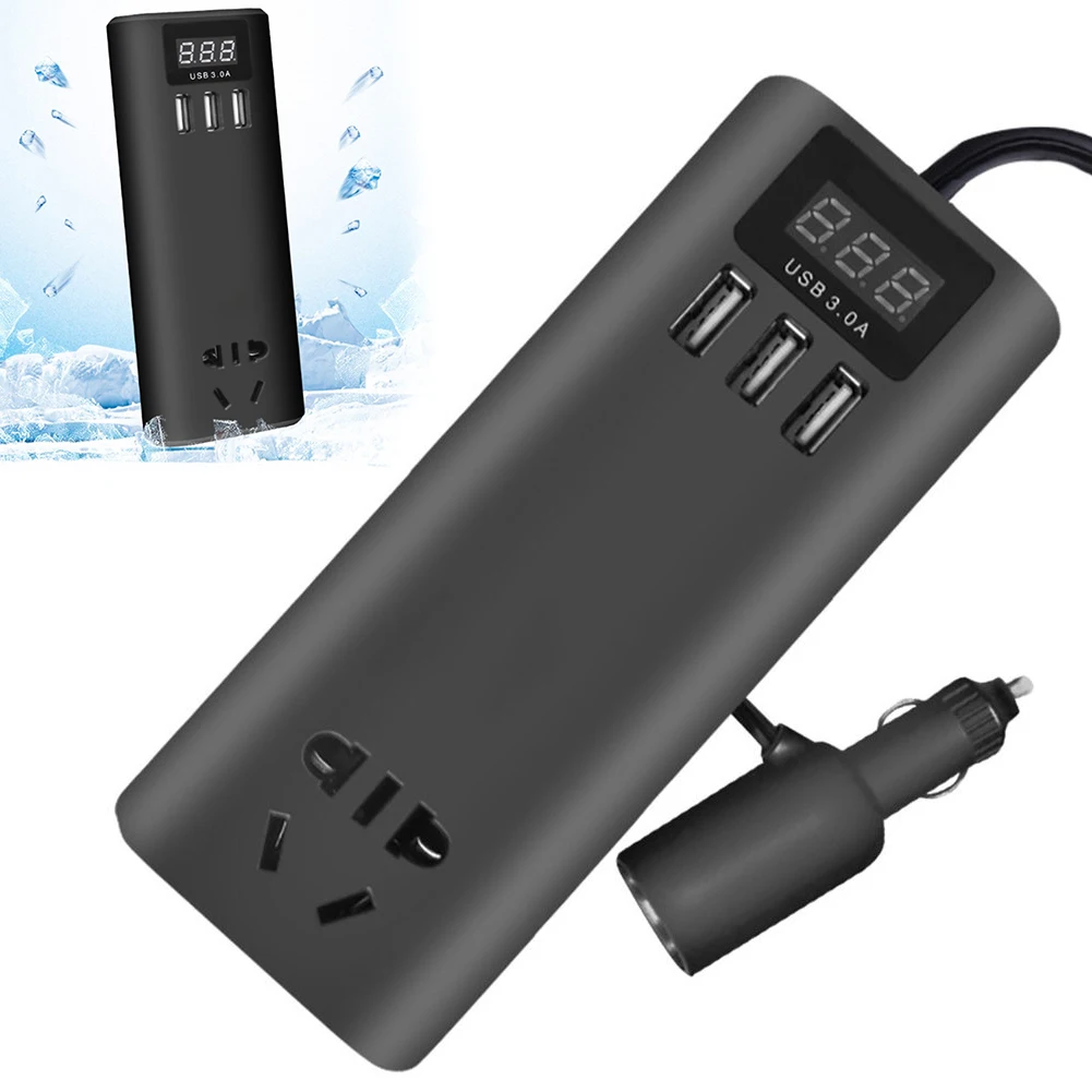 200 Вт автомобильный инвертор постоянного тока 12 В в переменный ток 110 220