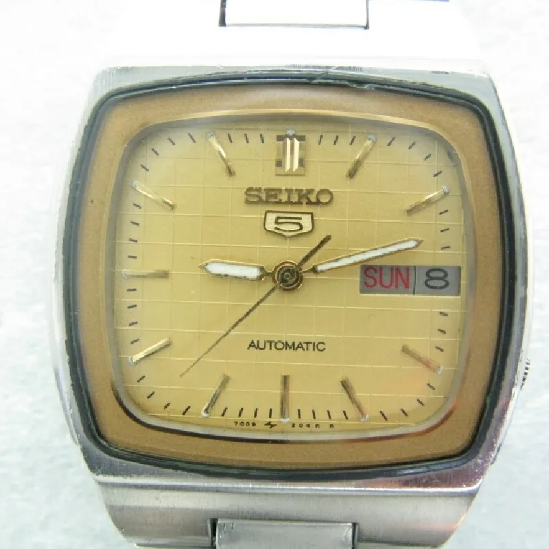 

Оригинальные автоматические японские часы Seiko No. 5 в телевизионном стиле, мужские часы 7009