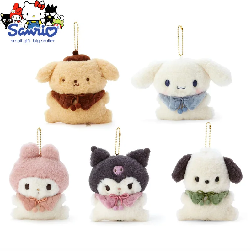 

Sanrio Cinnamoroll плюшевый брелок My Melody Kuromi разделены Плюшевые игрушки подарки аниме экшн-фигурки кавайная кукла кулон игрушка
