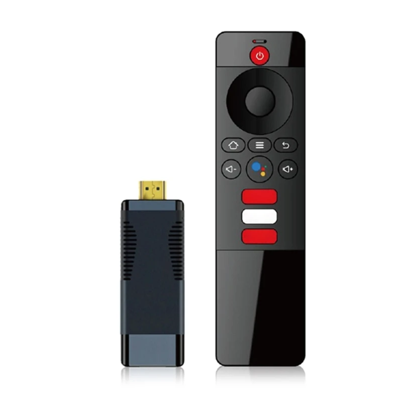 Android 10 SmartTV Stick с процессором AllWinner H313, 2 Гб оперативной памяти и 16 Гб встроенной памяти, поддерживает 2,4G/телефон, Wi-Fi и Bluetooth