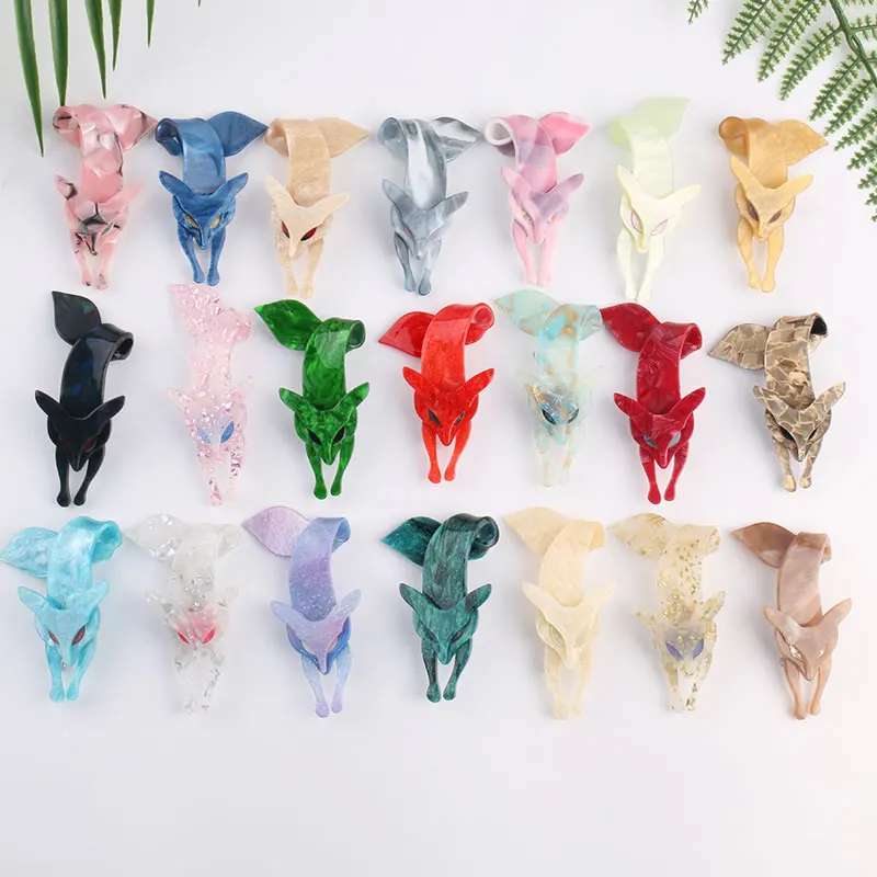

21 Styles Cute Fox Brooches for Women Men 2021 Fashion Animal Jewelry Party Birthday Wedding Christmas Shiny Brooch Best Gifts