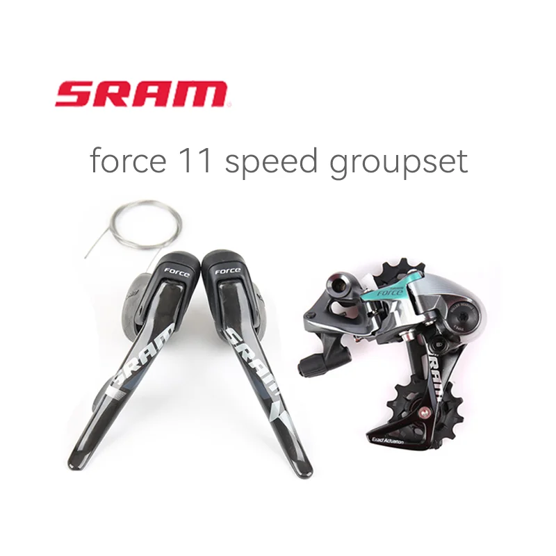 

SRAM FORCE 1 1x11 11 скоростей, дорожный велосипед, групсет, углеродный левый тормоз, правый рычаг переключения передач, длинный Средний клетчатый з...