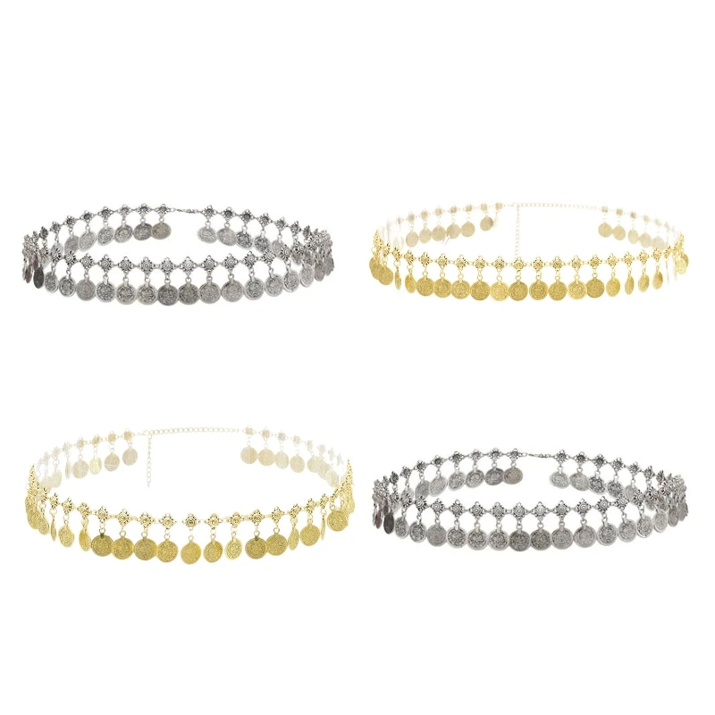 

Y166 Coin Belly Chain Body Chain Indian Waist Chain Jewelry Dance Dress Belt