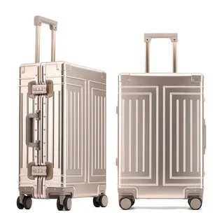 

SOLI2 KLQDZMS9 Inch The New Full Aluminum Alloy Business Suitcase Fashion Trolley Case Body Handheld Password S11921-S11936