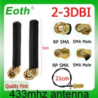 EOTH 433 МГц Антенна 2  3dbi sma Штекерная lora антенна pbx iot модуль lorawan сигнальный приемник антенна с высоким коэффициентом усиления