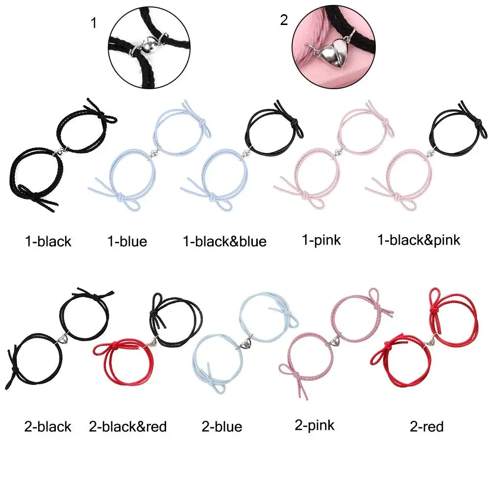 Креативный разноцветный магнитный браслет с завязками эластичная повязка для
