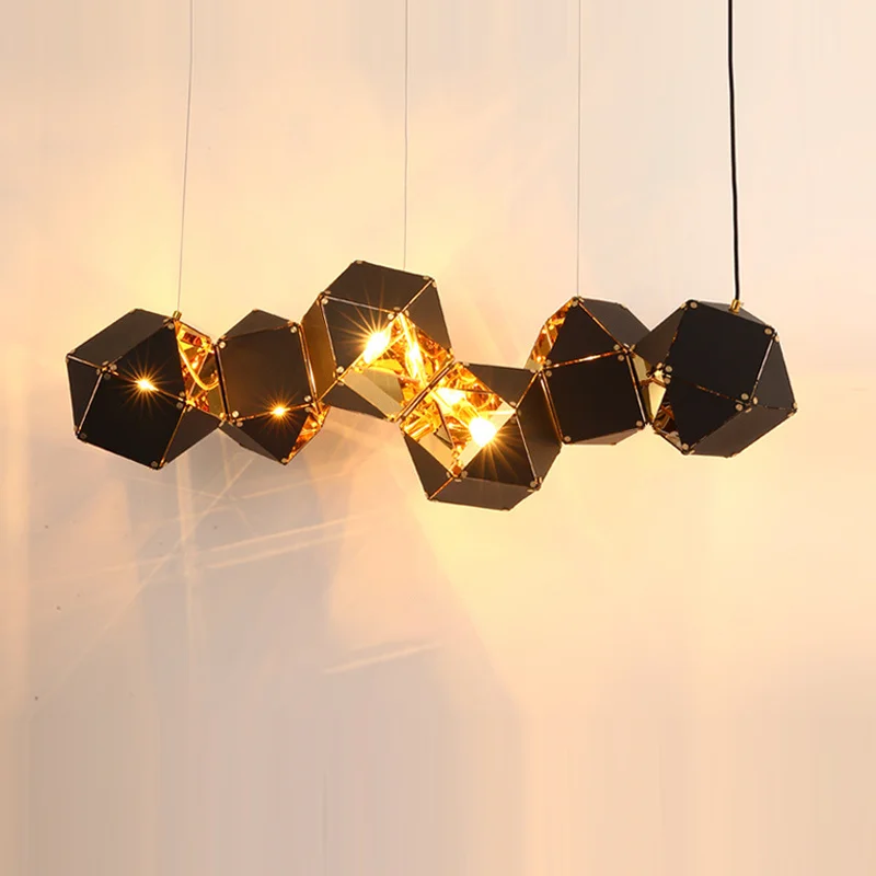

Light Led Art Chandelier Pendant Lamp Ceiling Post Modern Luxury Industrial Metal E27 Luminarias Living Room room decor