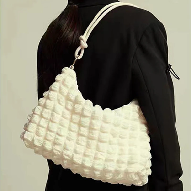 

2022 elegant female designer armpit bag totes new fashion famous designer shoulder bag puff bag Women's Office commute Handbag