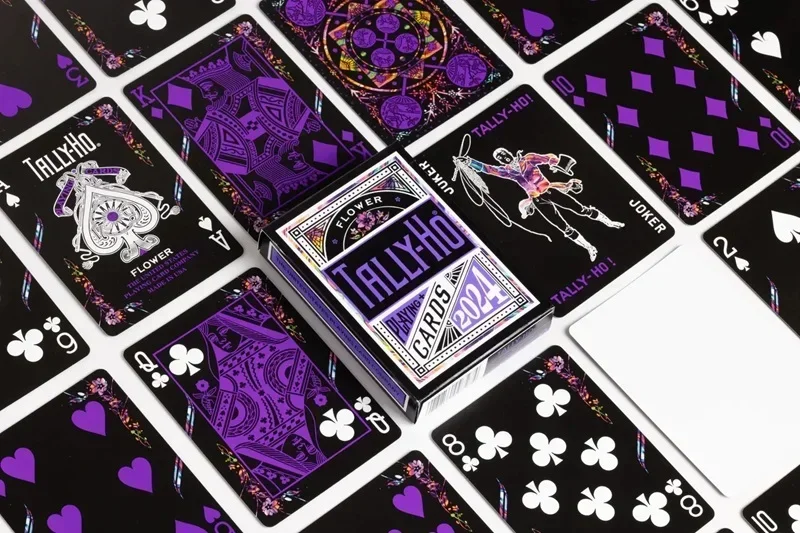 Tally-Ho бабочка игральные карты Цветочная колода коллекционные покерные игры
