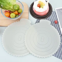 reusable round mousse cake boards plastic cake base cupcake dessert tray for home wedding birthday party cake tools