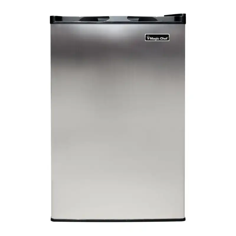 

3 Cubic Foot Deep Small Mini Upright Freezer, Stainless Steel