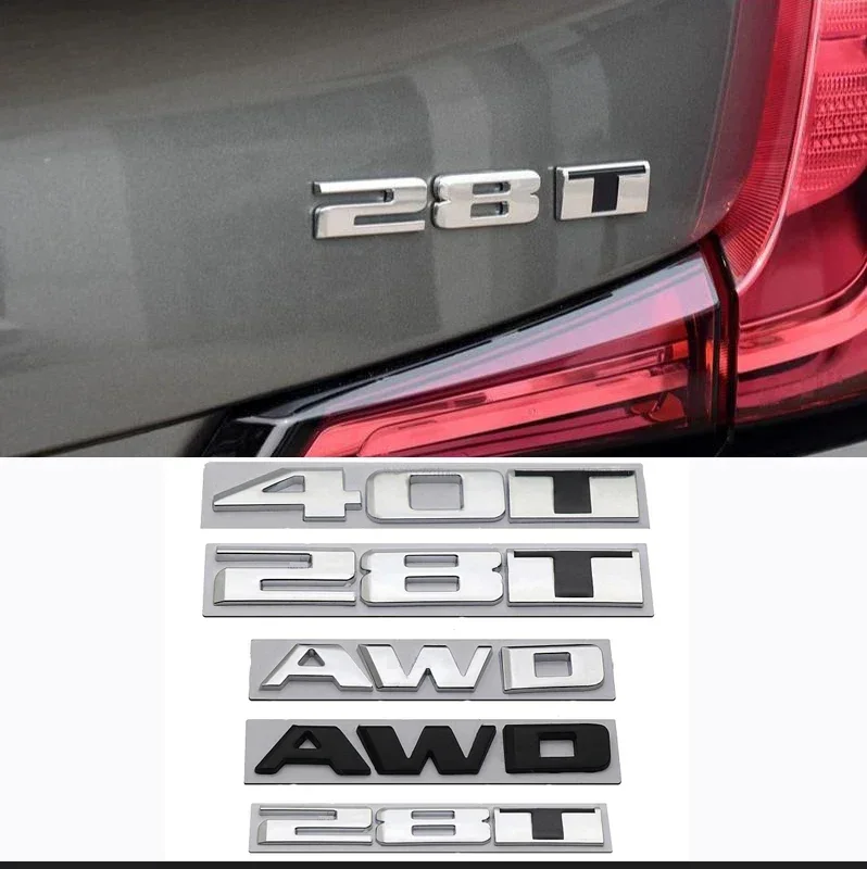 Металлические наклейки с эмблемой заднего багажника автомобиля на боковые