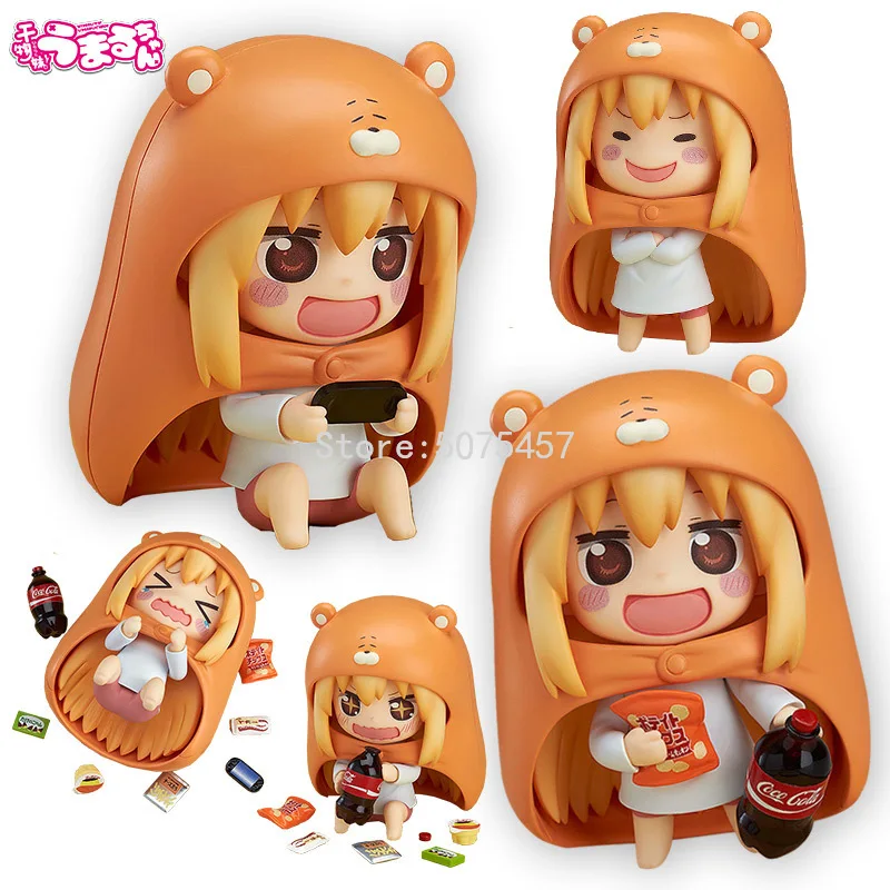 

10cm Himouto! Umaru-chan Anime Figure Doma Umaru 524# 524b# PVC Action Figure Doma Umaru Q Ver. Collection Model Doll Toys