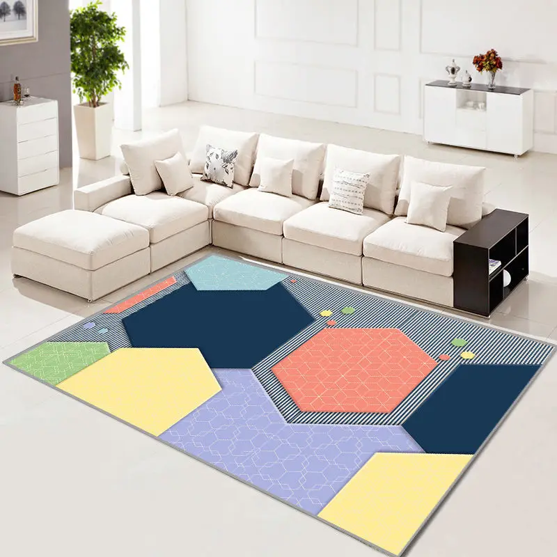 

Nordic Carpets Living Room Sofa Coffee Tables Rug Stylish Simple Style Bedroom Carpet Modern Dining Table Mat Non-slip Bath Rugs
