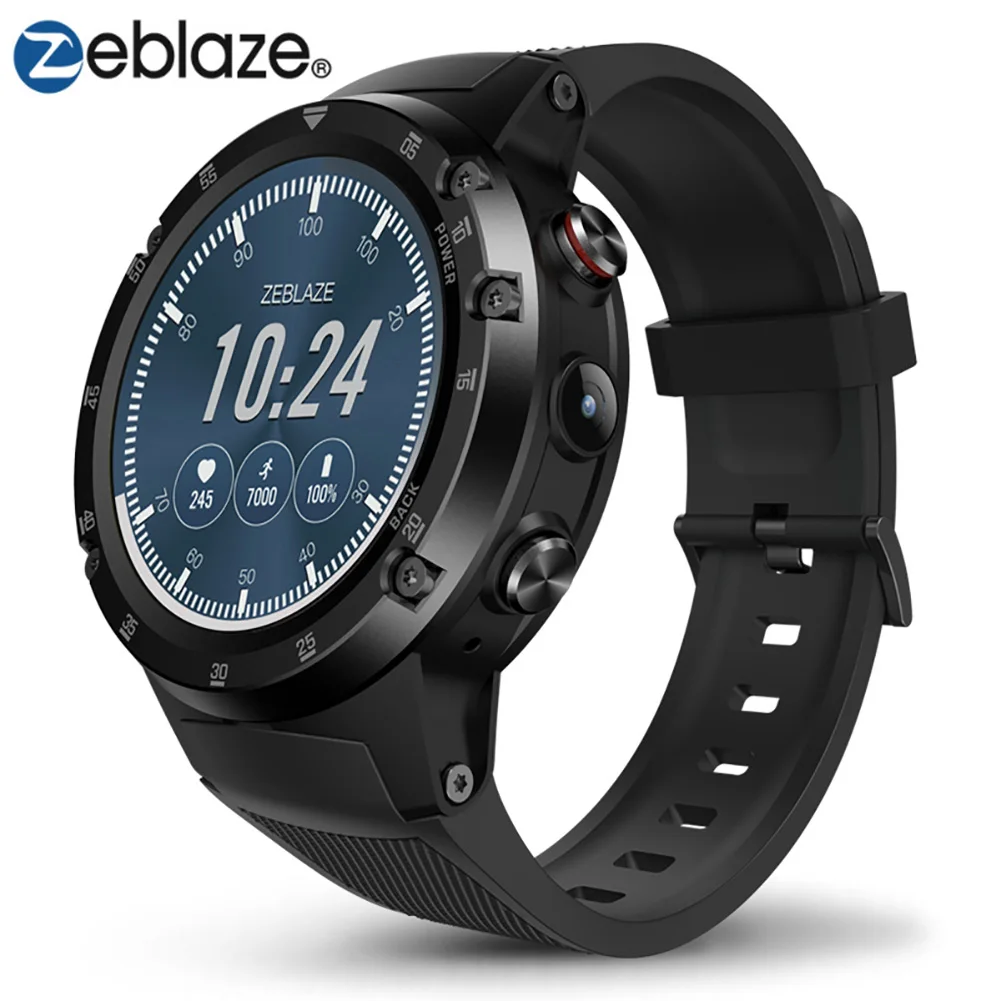 

Biggest Clearance Smart Watch For Zeblaze for THRO4 Plus 1.4-inch Large Scree Zeblaze for THRO 4 Plus GPS Bleutooht 4.0 Watch