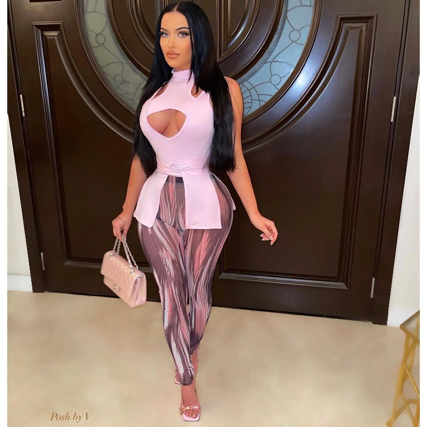 

Tracksuit Two Piece Set Women Trouser Suits Set Woman 2 Pieces Female Elegant Clothing Pant Suit Summer Festival Rave Outfits