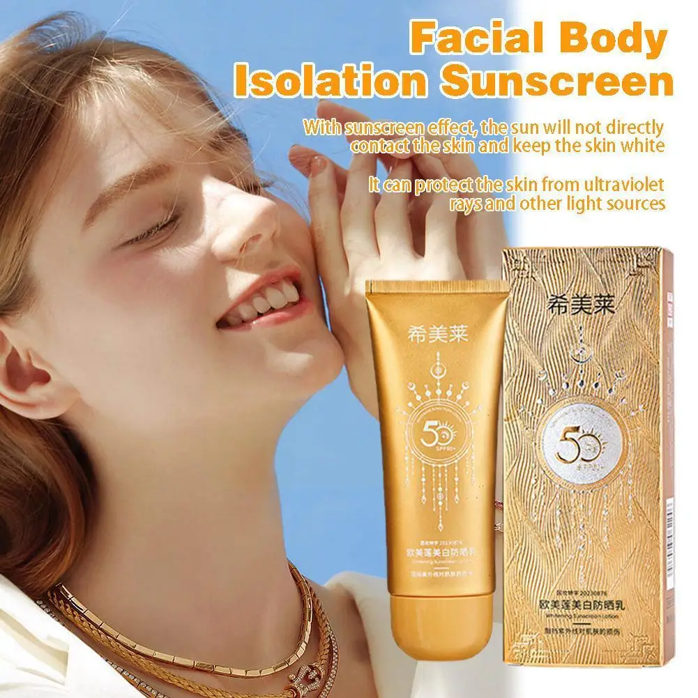 

Facial Body Isolation Sunscreen Repair Protector Solar Isolation Anti-Imperfection Moisture Protection Crean Ultra Skin J4V2