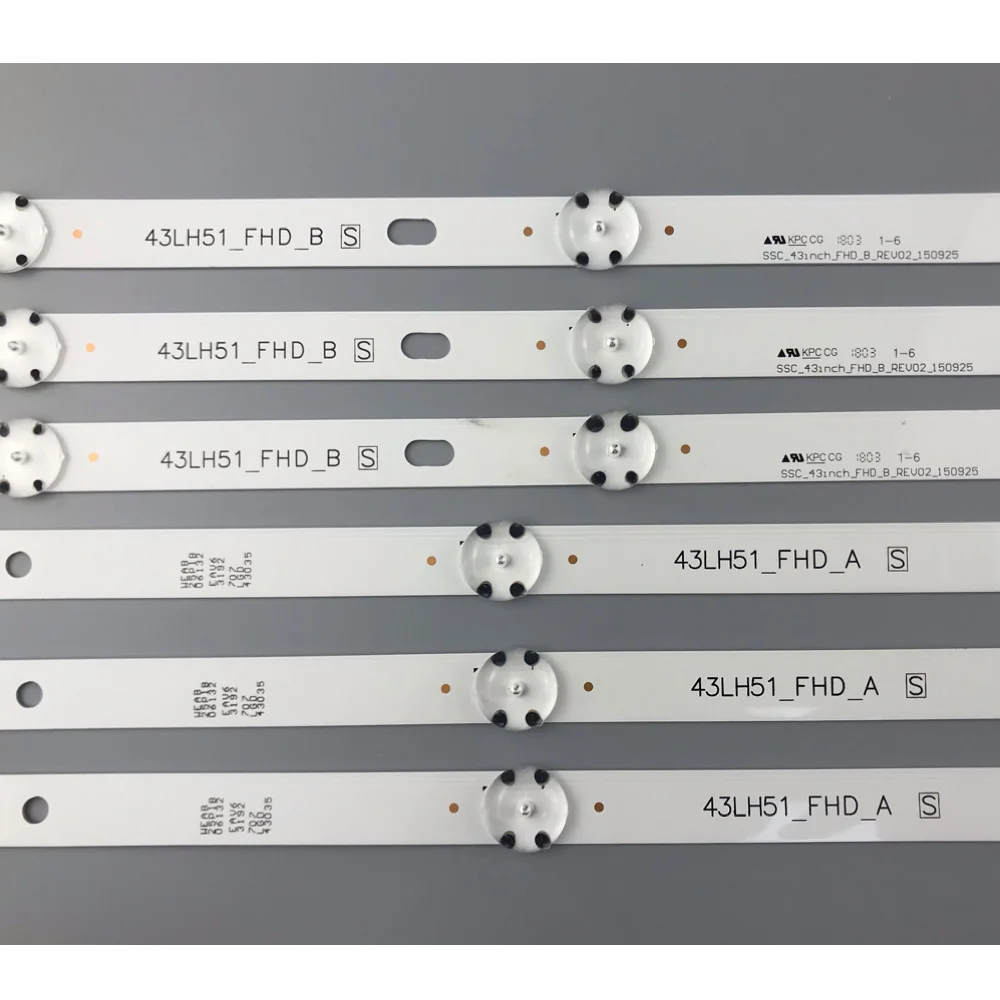 Светодиодная лента для подсветки LG 43LH5100 43LH615V 43LH7500 43LH604V 43LH570V 43LH590V 43LH510V 43LH5700 43LH630V