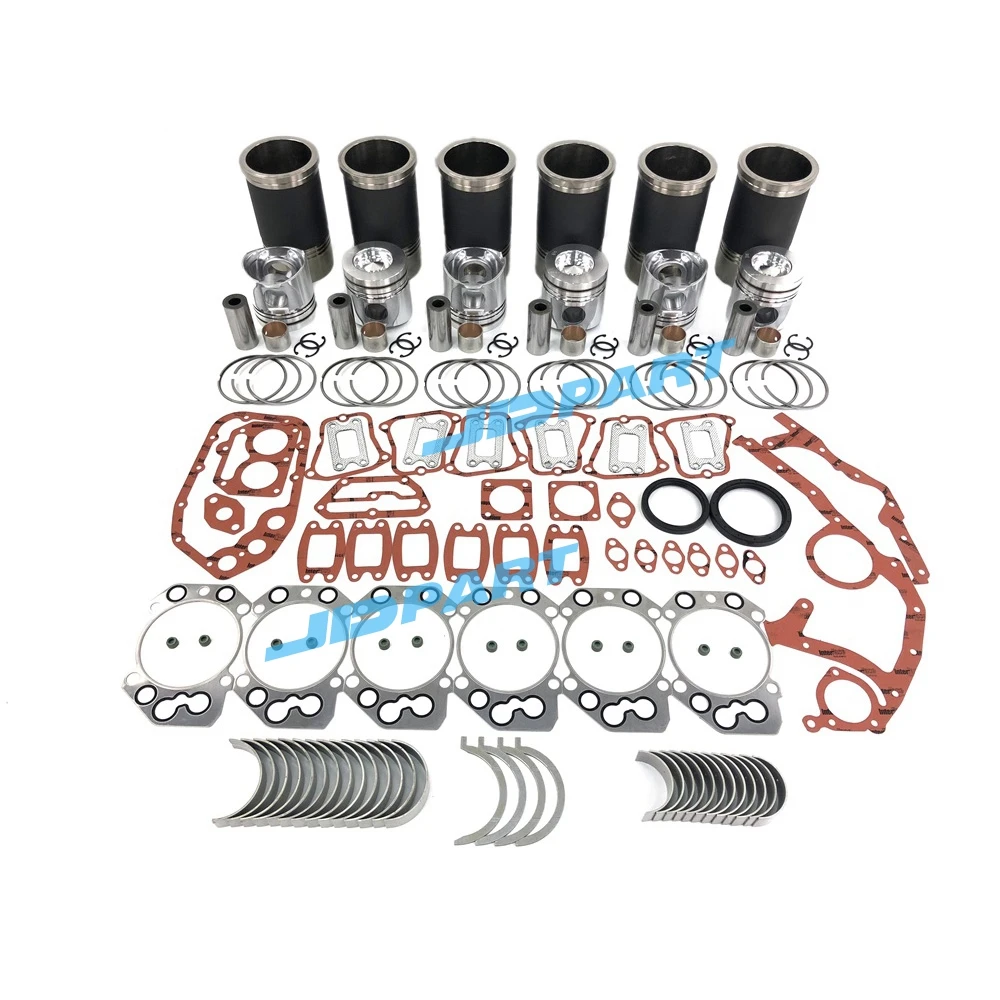 Комплект гильз цилиндра с набором прокладок подшипники для двигателя либхер D926T