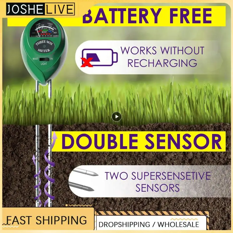 

Boden Testing Instrument Pflanzen Termometrs Digital Feuchtigkeit Sonnenlicht Ph Test 3 In 1 Thermometer With Remote Sensor