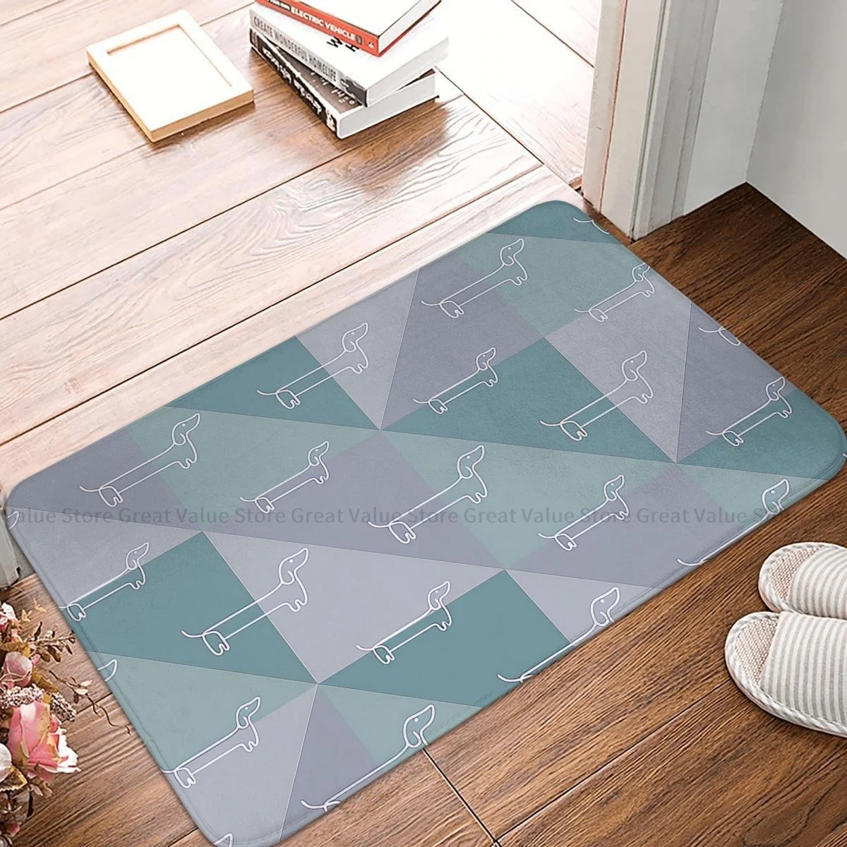 

Dachshund Pet Dog Non-slip Doormat Kitchen Mat DRA 2020 Pattern Floor Carpet Entrance Door Rug Bedroom Decorative