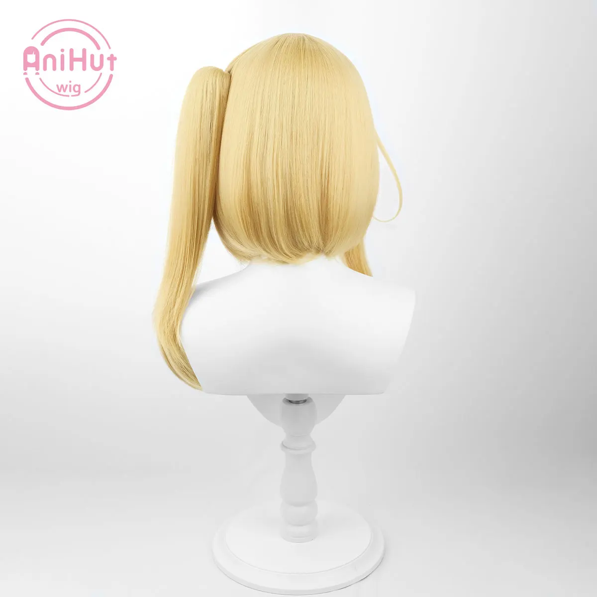 Фото 【AniHut】Tanga Ibuki Golden Косплей Парик Синий Архив Прямые термостойкие синтетические волосы Танга Ибуки №4