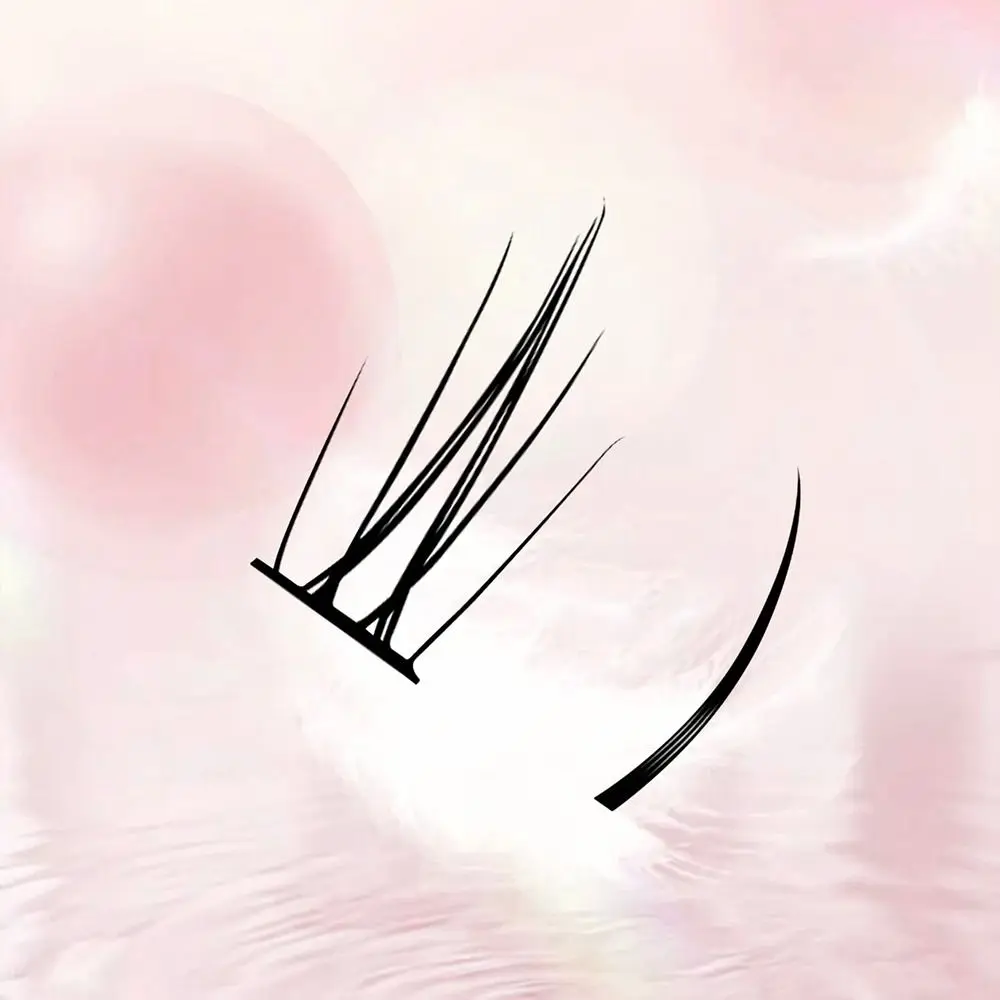 Модные мягкие нижние ресницы V-образные натуральные манга сегментированные