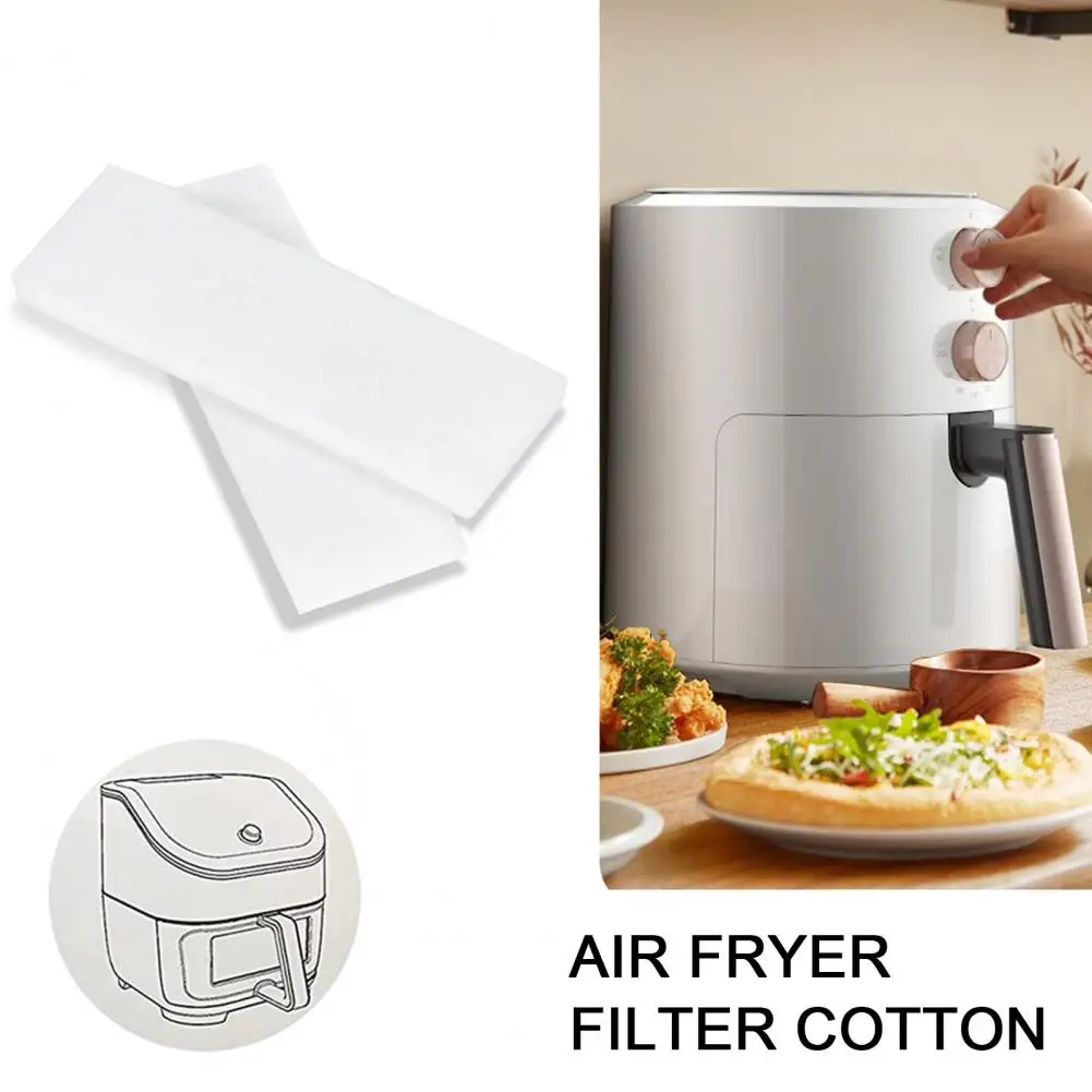 

Air Filter Pad Strong Adsorption Nylon Fiber Baking Fryer Replacement Filter Sponge Scrubbing Resistant Fryer Filter Pad