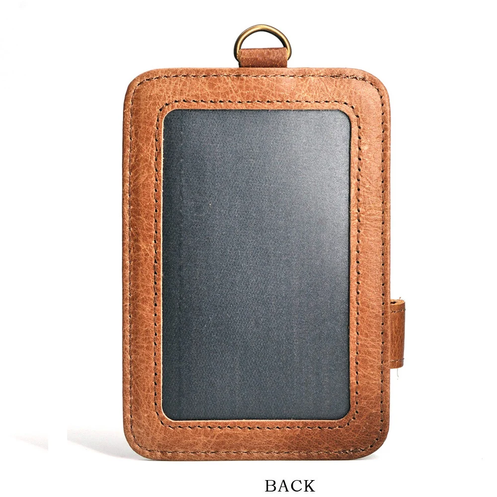 Ретро унисекс молодой Тонкий минималистичный кошелек из воловьей кожи VIP ID