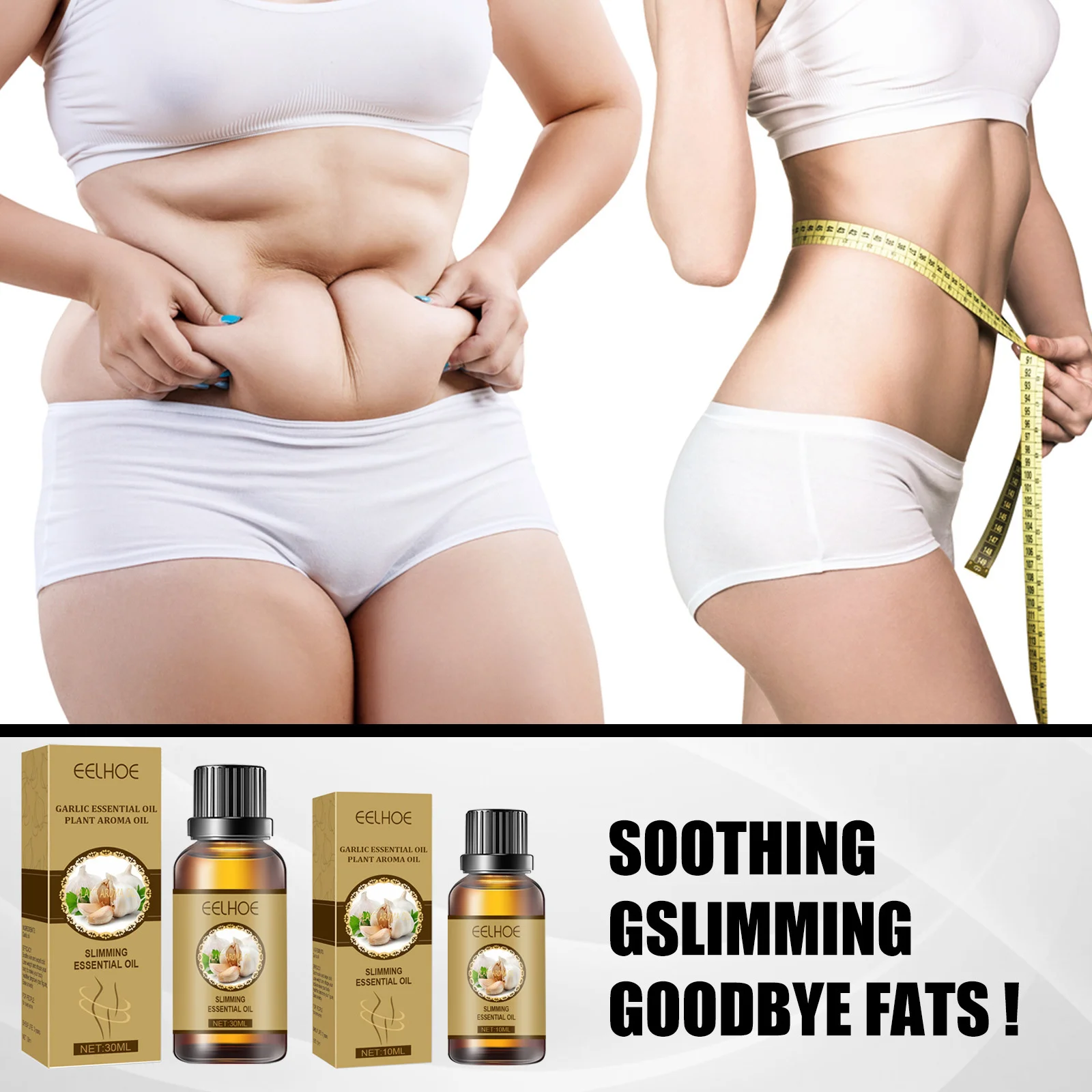 

Ginger Slimming Essential Oils Losing Weight Cellulite Remover Hair Scalp Massage Oil Fat Burning Beauty Health Firm Body Care