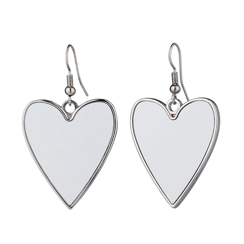 

Handmade Heat Sublimation Blanks Drop Earrings MDF Sublimation Photo Printing Dangle Earrings for Women Jewelry Making