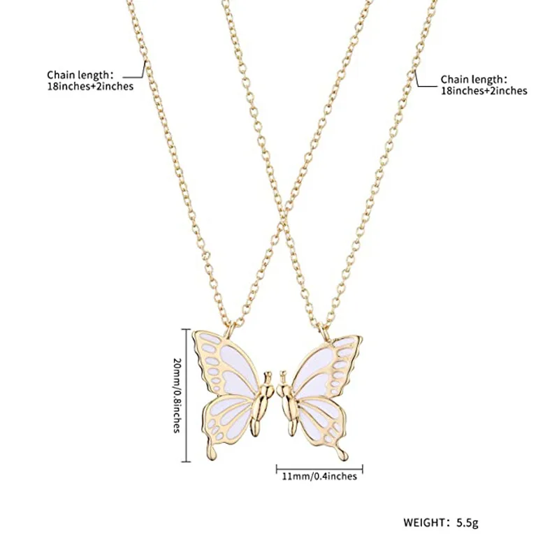 Подарок на день матери День Благодарения ожерелье с бабочками для лучшего друга