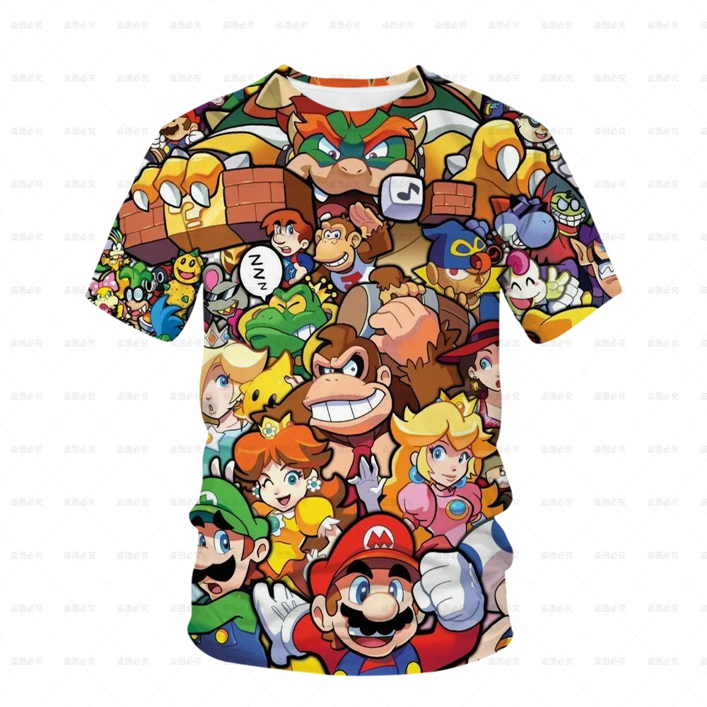 

Cartoon 3D Cupwead Mugman Game Children's T-Shirt Printed Girls Boys' Children's Shirts Children's Clothing Baby T-shirts Tees