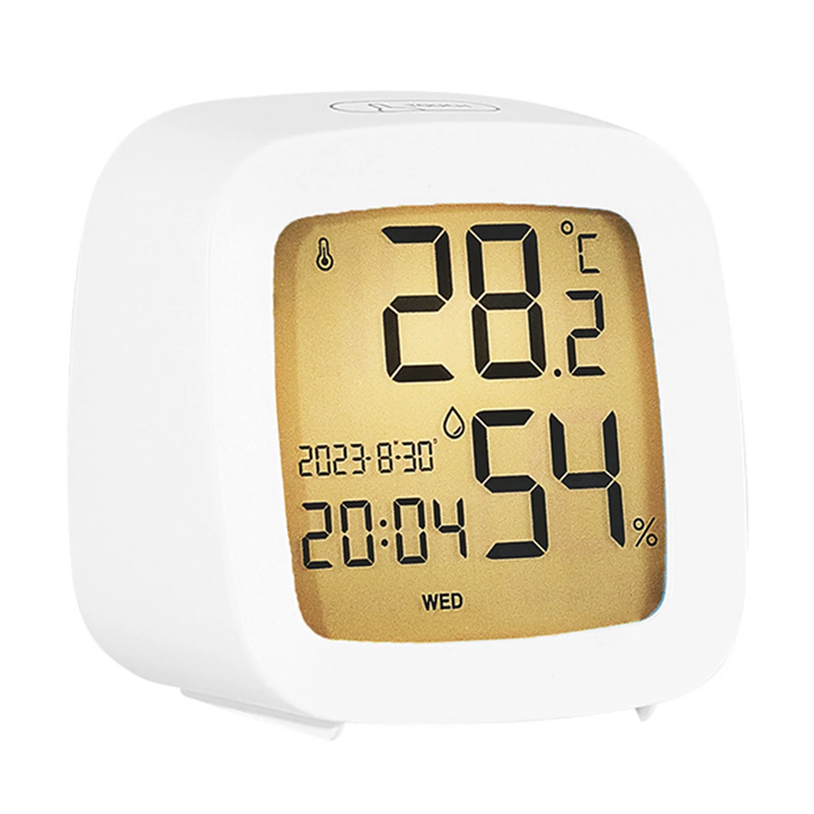 

Alarm Clock with Clear Display Temperature and Humidity Detection Elegant Design Add Style to Your Living Space