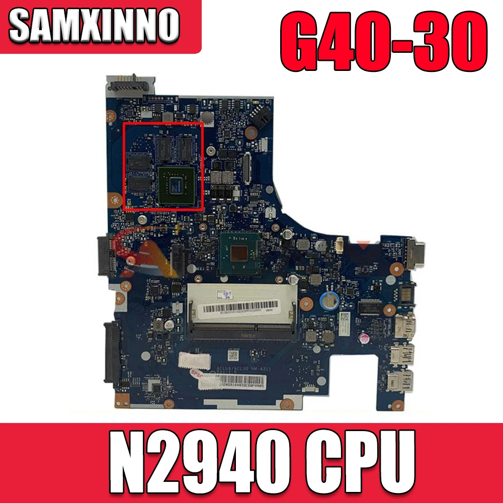 

Материнская плата для ноутбука LENOVO Ideapad G40-30 Core SR1YJ Celeron N2940