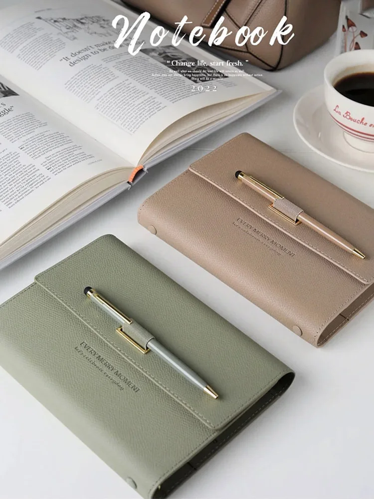 

A5 3 Fold Notebook Fresh Macaron With Money Notepad Pen Set Notebook Cuaderno Diario Gift Notebook