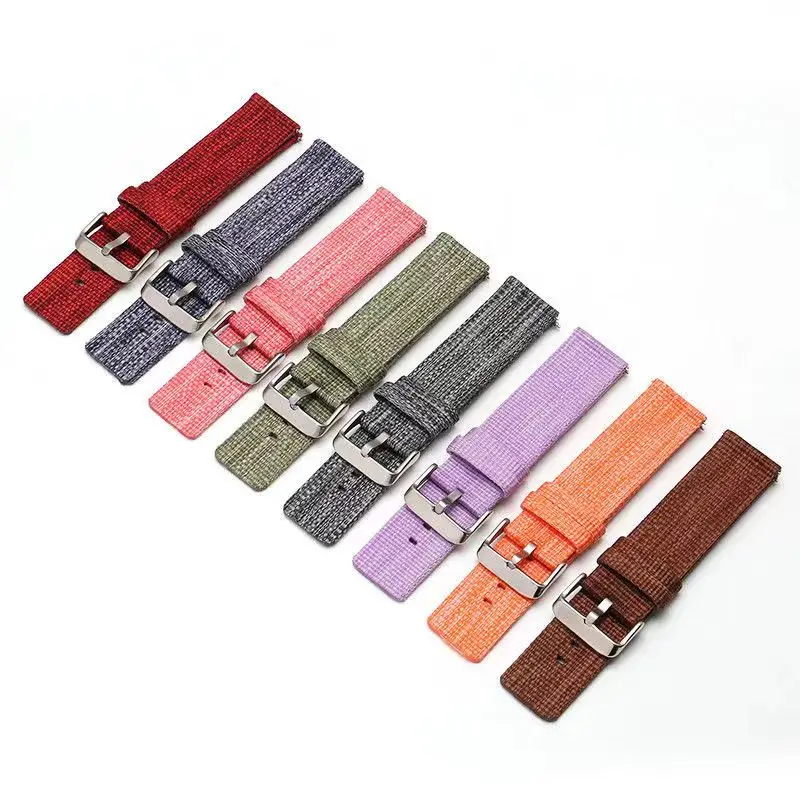 Nylon Watch Strap 38mm 40mm 41mm 42mm 44mm 45mm Fabric Wrist Band silk fabric Bracelet Watch Accessory for apple smart watch